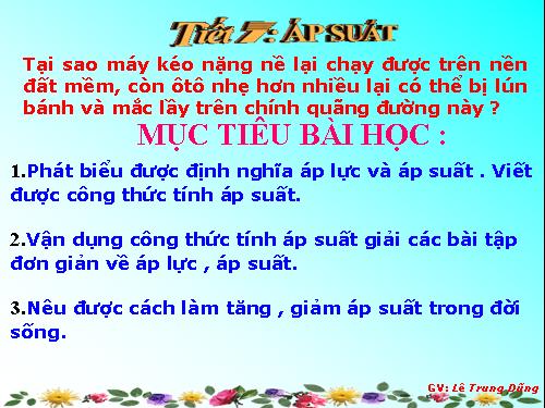 Bài 7. Áp suất