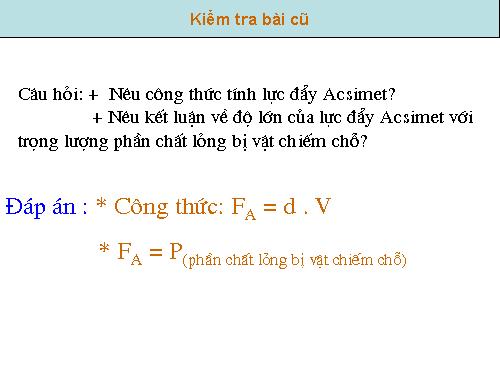 Bài 12. Sự nổi