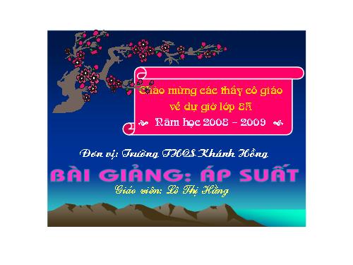 Bài 7. Áp suất