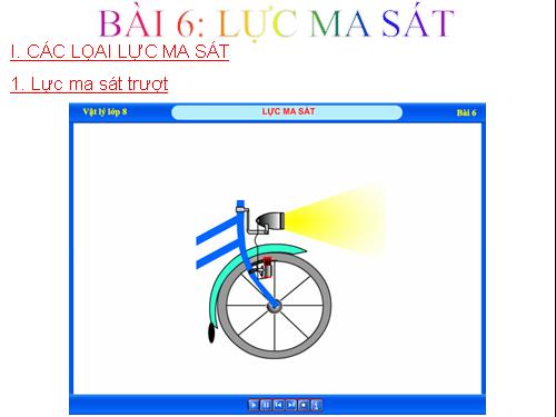 Bài 6. Lực ma sát