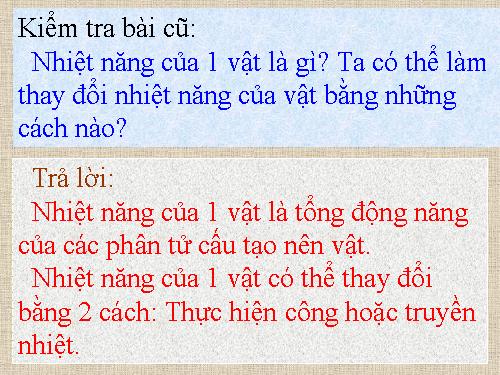 Bài 22. Dẫn nhiệt