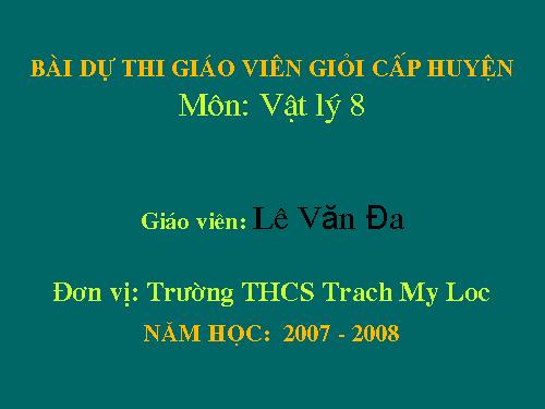 Bài 10. Lực đẩy Ác-si-mét