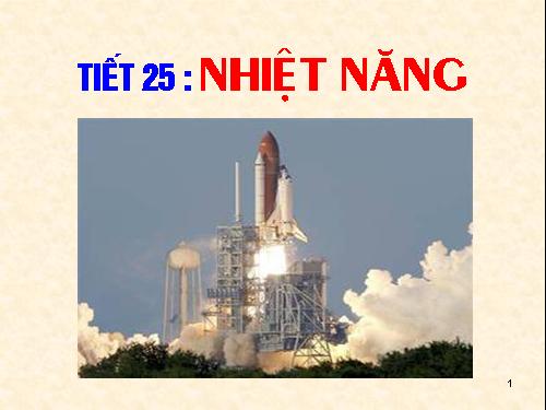 Bài 21. Nhiệt năng