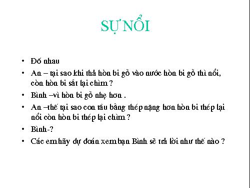 Bài 12. Sự nổi