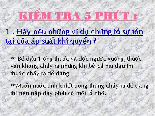 Bài 10. Lực đẩy Ác-si-mét