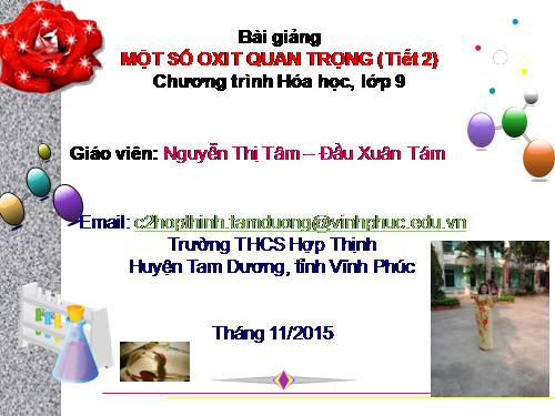 Bài 2. Một số oxit quan trọng