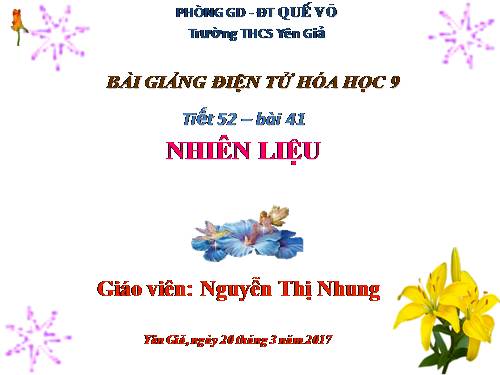 Bài 41. Nhiên liệu