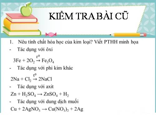 Bài 17. Dãy hoạt động hoá học của kim loại