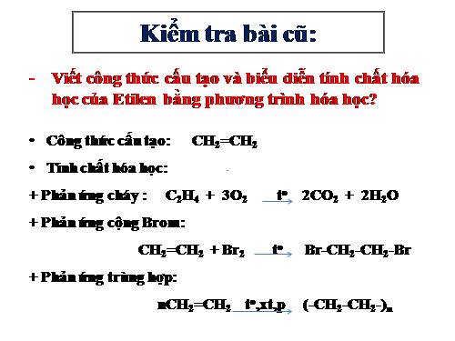 Bài 38. Axetilen