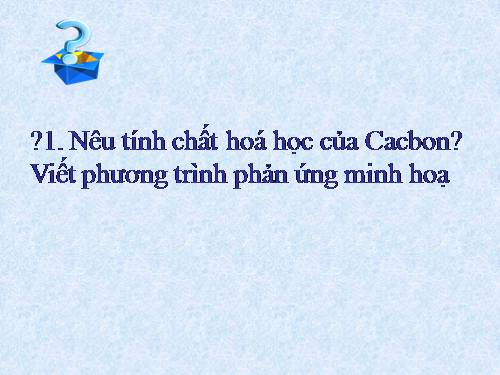 Bài 28. Các oxit của cacbon