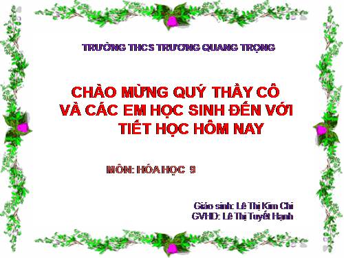 Bài 32. Luyện tập chương 3: Phi kim. Sơ lược về bảng tuần hoàn các nguyên tố hoá học