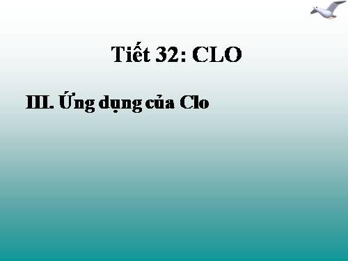 Bài 26. Clo