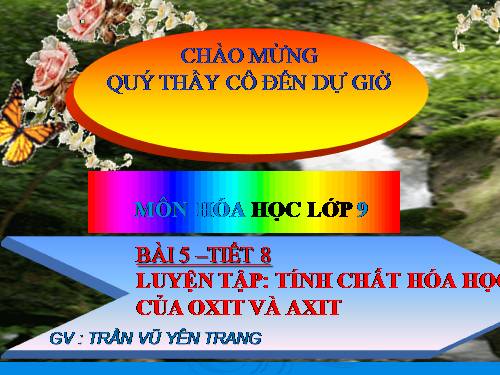 Bài 6. Thực hành: Tính chất hoá học của oxit và axit