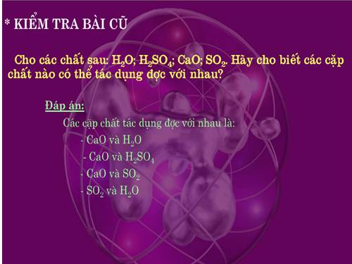 Bài 2. Một số oxit quan trọng