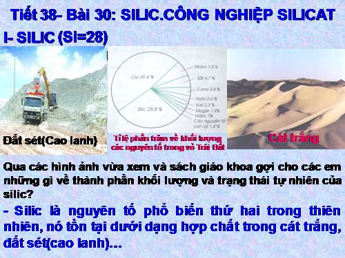 Bài 30. Silic. Công nghiệp silicat.