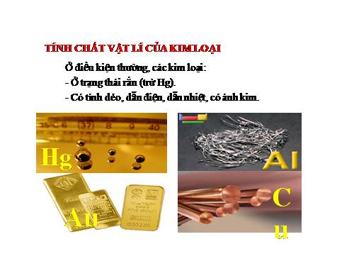 Bài 16. Tính chất hoá học của kim loại