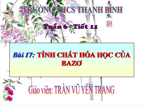 Bài 7. Tính chất hoá học của bazơ