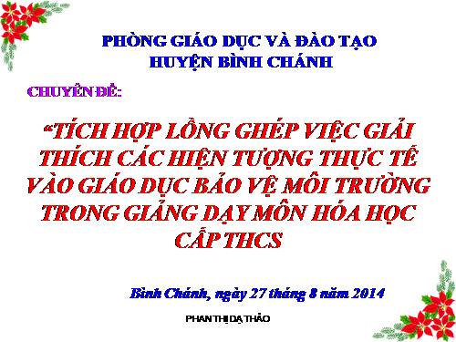 CHUYÊN ĐỀ HÓA HỌC 9