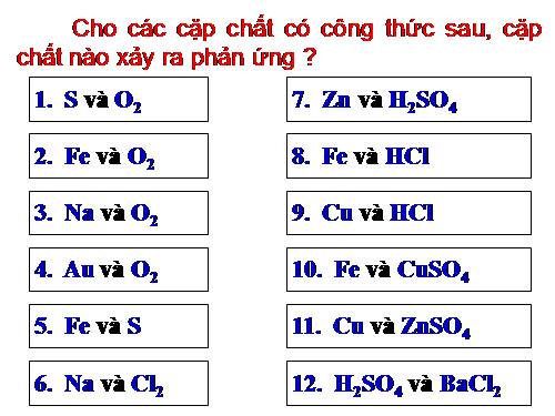 Bài 16. Tính chất hoá học của kim loại