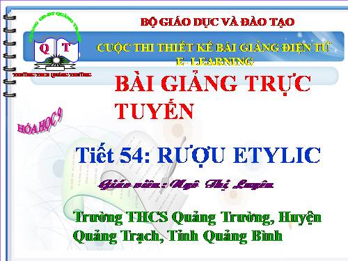 Bài 44. Rượu etylic