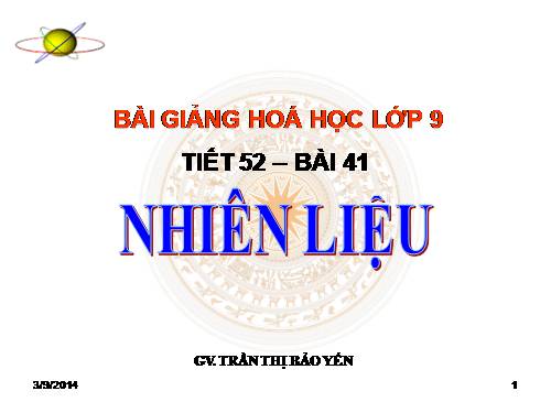 Bài 41. Nhiên liệu