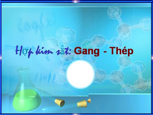 Bài 20. Hợp kim sắt: Gang, thép