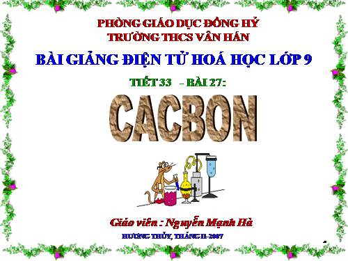 Bài 27. Cacbon