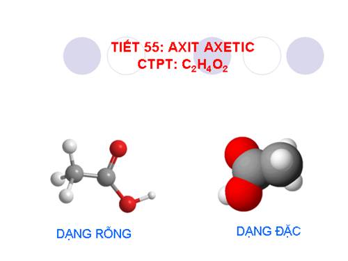 Bài 45. Axit axetic