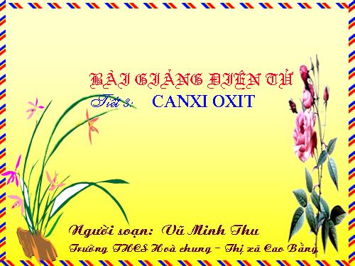 Bài 2. Một số oxit quan trọng