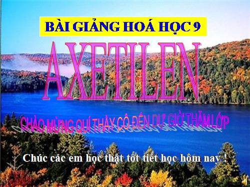 Bài 38. Axetilen