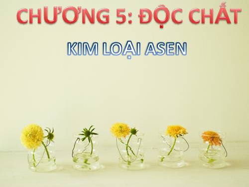 độc chất asen