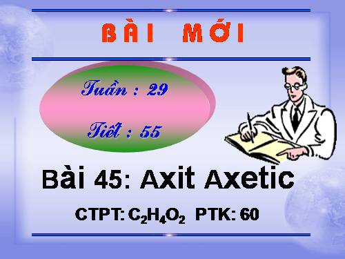 Bài 45. Axit axetic