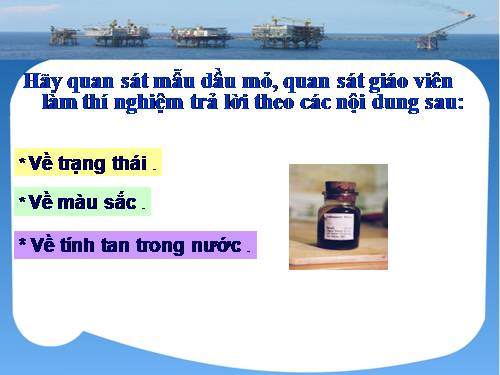 Bài 40. Dầu mỏ và khí thiên nhiên