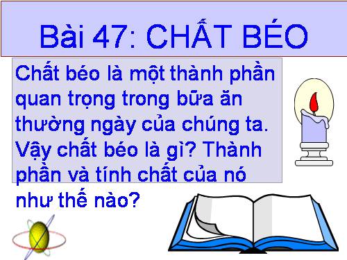 Bài 47. Chất béo