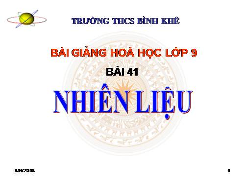 Bài 41. Nhiên liệu