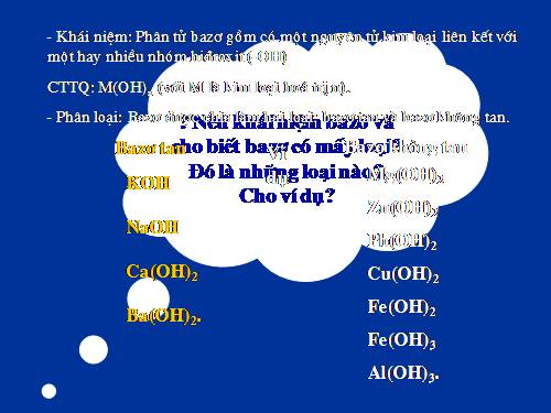 Bài 7. Tính chất hoá học của bazơ