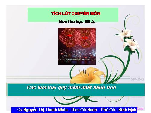 các loại kim loại quý hiếm nhất hành tinh