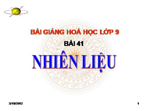 Bài 41. Nhiên liệu