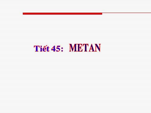 Bài 36. Metan