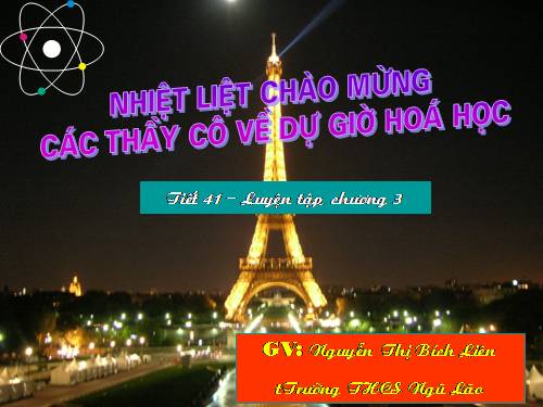 Bài 32. Luyện tập chương 3: Phi kim. Sơ lược về bảng tuần hoàn các nguyên tố hoá học