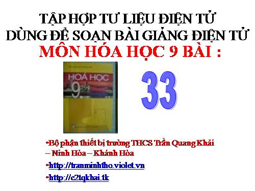 Bai 33 Thuc hanh TCHH cua phi kim va hop chat cua chung