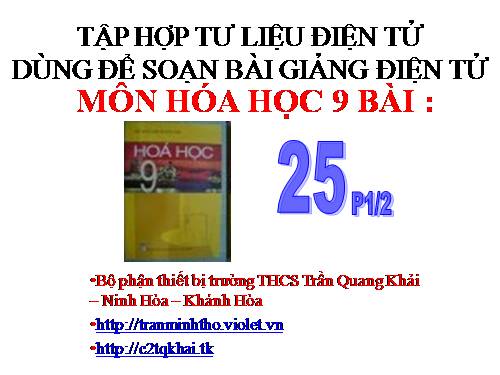 Bài 25. Tính chất của phi kim