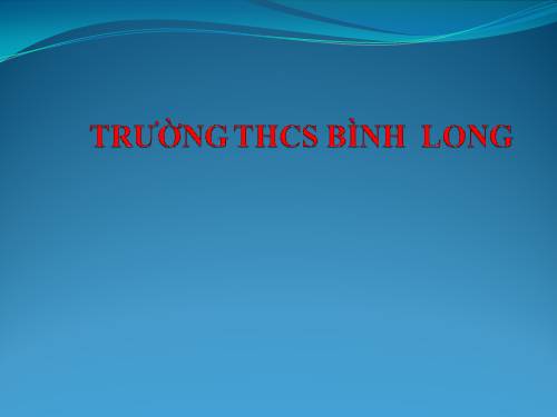 LE BINH LONG