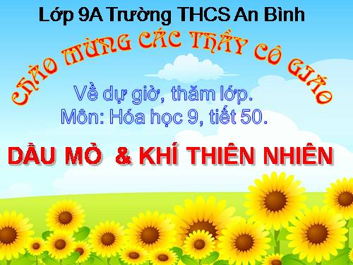 Bài 40. Dầu mỏ và khí thiên nhiên