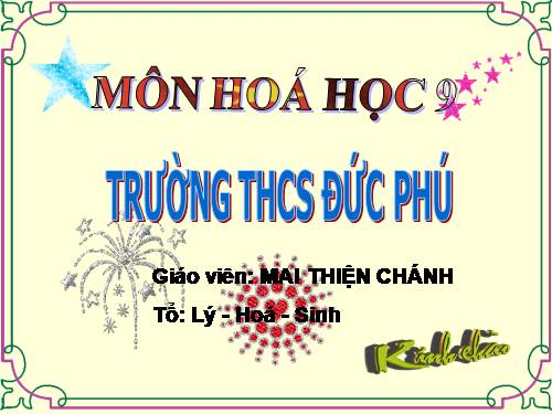 Bài 31. Sơ lược về bảng tuần hoàn các nguyên tố hoá học