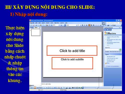 Tin học: STGT cách soạn GA trên Powerpoint2