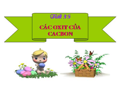 Bài 28. Các oxit của cacbon