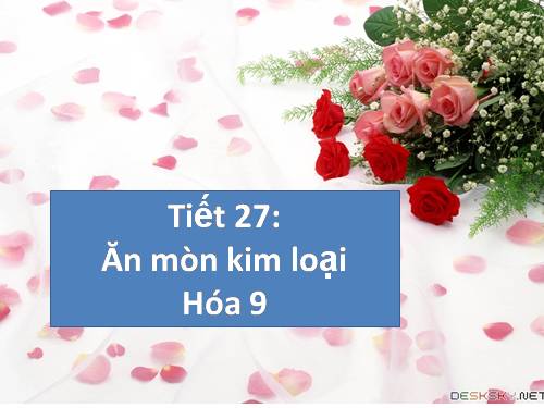 Bài 21. Sự ăn mòn kim loại và bảo vệ kim loại không bị ăn mòn