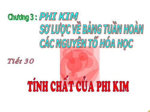 Bài 25. Tính chất của phi kim