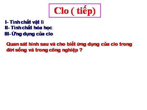 Bài 26. Clo